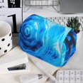 thumbnail image 7 of Sikiie Blue Shell Print Flip Double-layer Pencil Case, All-purpose Stationery Bag for Study and Office, Zipper Design, Unisex, 7 of 7