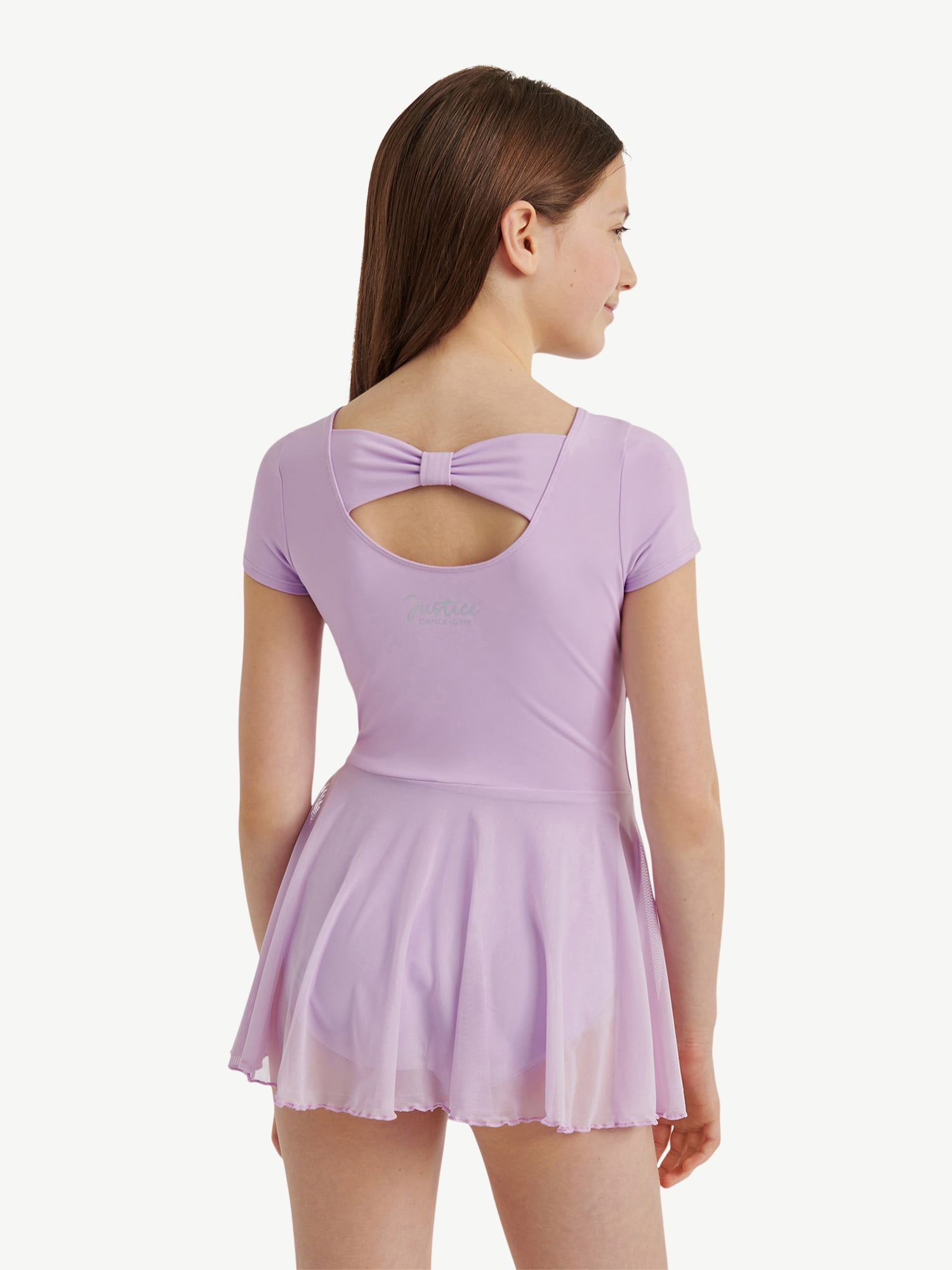 Justice Capsleeve Ballet Leotards for Girls with Skirt, Sizes XXS-XL