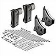 thumbnail image 3 of Rockler 8' Rolling Library Ladder Hardware Kit – Satin Black Finish Rolling Ladder Hardware Kit - Wooden Ladder Kit w/ Caster Assemblies, Metal Step Rods W/ Cap Nuts, Sliding Hook Assemblies & More, 3 of 4