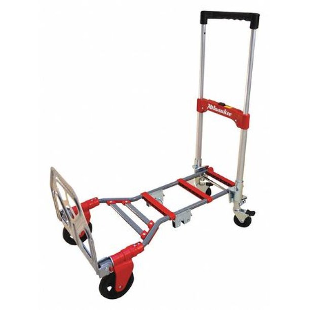 MILWAUKEE HAND TRUCKS DC73333 Fold up Convertible,2 in 1
