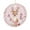 Pattern-1, variant on Christmas Ornaments Pink Rose Flowers with Crown 2025 Christmas Ornaments Gold Crown Ornament Gift Ceramic Holiday Decoration Present Porcelain 3inch Flat with Gold Ribbon Both Sides