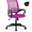 Pink, variant on Home Office Chair Desk Chair Computer Chair Ergonomic Chair Mid Back Mesh Chair Adjustable Height Swivel Task Executive Chair with Lumbar Support & Armrest Rolling Task with Wheel, Black