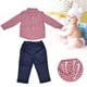 thumbnail image 5 of Conjunto De Traje Para Bebés, A La Moda, Lindo, Lavable A Máquina, Para Bebés, Niños, Caballero, Para La Vida Diaria, Para Primavera, Otoño, Para Niños, Para Fiesta De ANGGREK IG2018, 5 of 8