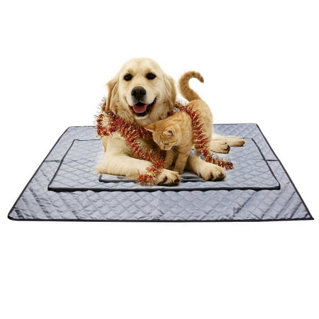 NK Cooling Mat Pet Cool Pad Fast Self Cooling Dog Bed Cat Kennel Mat Non-Toxic Easy Clean (Best Way To Clean Dog Bed)