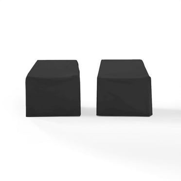 Crosley Furniture 2Pc Outdoor Chair Furniture Cover Set in Black