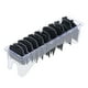 thumbnail image 4 of Poseedor Organizador de cuchillas de plástico rectangular para 10 cuchillas Estuche de almacenamiento Rack Clipper Comb Holder, 4 of 8