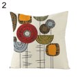 thumbnail image 2 of Ludlz Line Flower Fish Geometric Pattern Cushion Cover Pillow Case Sofa Chair Decor, 2 of 8
