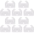 thumbnail image 6 of ELAYARD 10-Pack Plastic Drawer Slide Guides for Dressers, Wardrobes, Cupboards - Home Furniture Replacement Parts, 6 of 6
