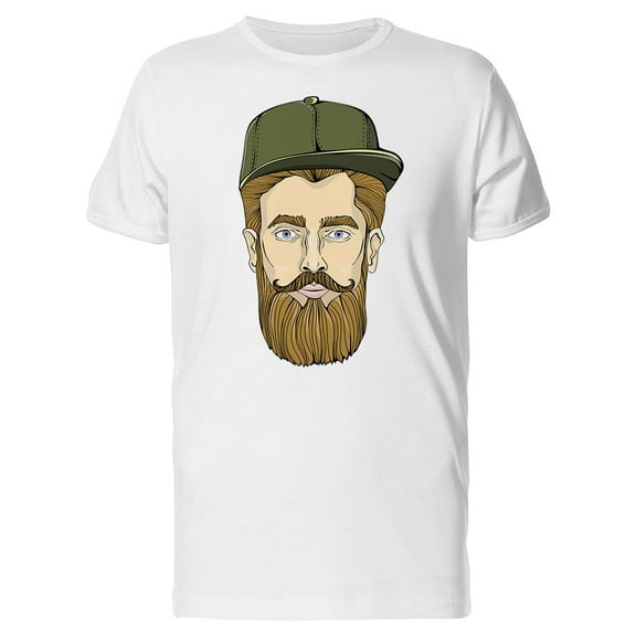 Bearded Man With Green Hat Tee Men's -Image by Shutterstock