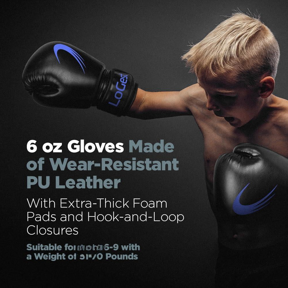 Punching Bag For Boxing Set - Suitable Bags 3-8 Years Of Gloves & Hand Wraps Included Mma Kickboxing Muay Thai Karate