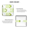 thumbnail image 5 of Lsque Frogs and Dragonflies Printed Tissue Box Cover Holder, Facial Paper Organizer Dispenser,Square with Bottom Belt, PVC Leather Decorative Organizer, 5 of 8