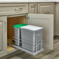 thumbnail image 2 of Rev-A-Shelf Pull Out Trash Can & Recycle Bin w/Soft-Close, 5SBWC-815S-1, 2 of 5