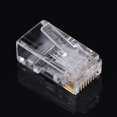 thumbnail image 1 of FLAMEEN 100 PCS/LOT LAN Connector, Ethernet Connector, For Cat6 Cat 6a Solid/stranded Network Cable Heads Home Use, 1 of 8