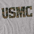 thumbnail image 2 of Us Marine Corps T-Shirt Usmc Camo Fill Unisex Graphic Tee For Men & Women Athletic Heather&nbsp;, 2 of 7