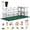 Plastic and Metal Mesh Design, variant on Pet Playpen Plastic-18 Panels Small Animal Exercise Fence
