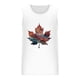 thumbnail image 4 of Camiseta sin mangas de cuello redondo para hombre, informal, a la moda, sin mangas, con estampado, cuello redondo, deportiva, de poliéster, 4 of 5