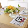 thumbnail image 4 of Ambesonne Alaskan Malamute Place Mats Set of 4, Summer, Standard Size, Multicolor, 4 of 6