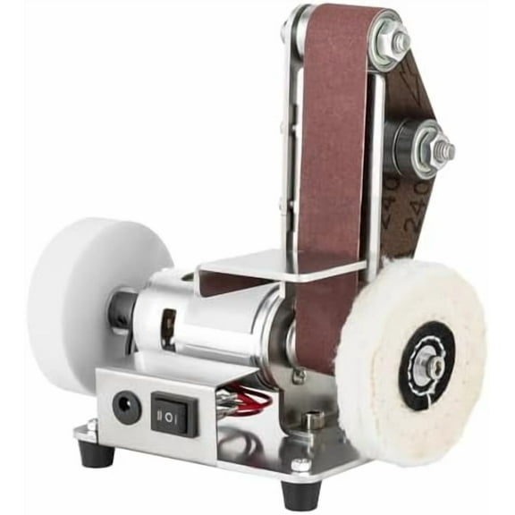 Mini Electric Belt Sander, 7 Adjustable Speed Bench Grinder, Portable Sanding Machine for Knife Making, Metal Work, Woodworking and DIY$$Tools & Hardware Other