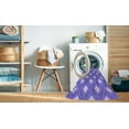 thumbnail image 2 of Ahgly Company Machine Washable Indoor Rectangle Transitional Blossom Pink Area Rugs, 2' x 5', 2 of 7