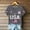 Grey, variant on VLOOCKLW 250th Anniversary V Neck Women's Patriotic T Shirt USA Flag Print Tee，Independence Day