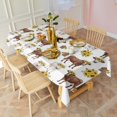 thumbnail image 3 of White Cow Sunflower Pattern Rectangle Tablecloth 60"x102",Waterproof Polyester Rectangle Table Cloth, Wipeable Spillproof Polyester Tablecloth for Dining, Camping, Indoor and Outdoor, 3 of 6
