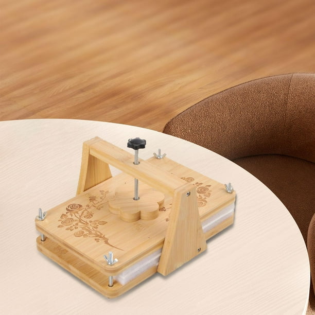 Tablero de madera para prensar flores, prensa botánica, diseño desmontable para manualidades, proyectos de , herramienta resistente para muestras
