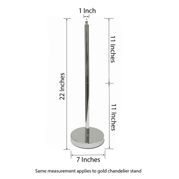 Efavormart UNIVERSAL Chandelier Stand - Silver