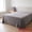 Smoky Gray 91"x96", variant on Unique Bargains Polyester Bed Sheet Soft Flat Sheet Wrinkle Bedding Dark Blue 91"x96"