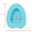Blue-BU-home supplies, variant on ABPWLY Oval Toilet Seat with Cover, Soft Vinyl with Comfortable Foam Cushioning Toilet Seat Close Quiet Easy Installation for Standard Oval Toilet