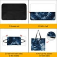 thumbnail image 4 of Colorful Tie Dye Vortex Picnic Blanket Waterproof Outdoor Beach Blanket Hand-held Pad Suitable for Travel, Camping, Beach, Family Gatherings, 4 of 8