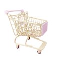 thumbnail image 1 of Monstrate Mini carrito de la compra, adorno de mesa, carrito de mano, almacenamiento de supermercado, juguetes para niños, decoración Decoración del hogar Amarillo, 1 of 6
