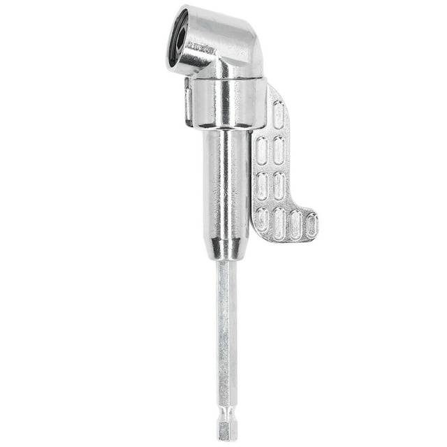 Adaptador de taladro de ángulo recto de 105 grados, destornillador eléctrico con vástago hexagonal de 1/4 pulg.