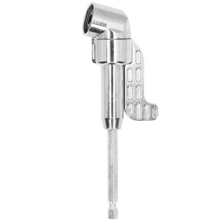 

Right Angle Drill Adapter 105 Degree Driver Socket Bending Electric Screwdriver 1/4in Hex Shank