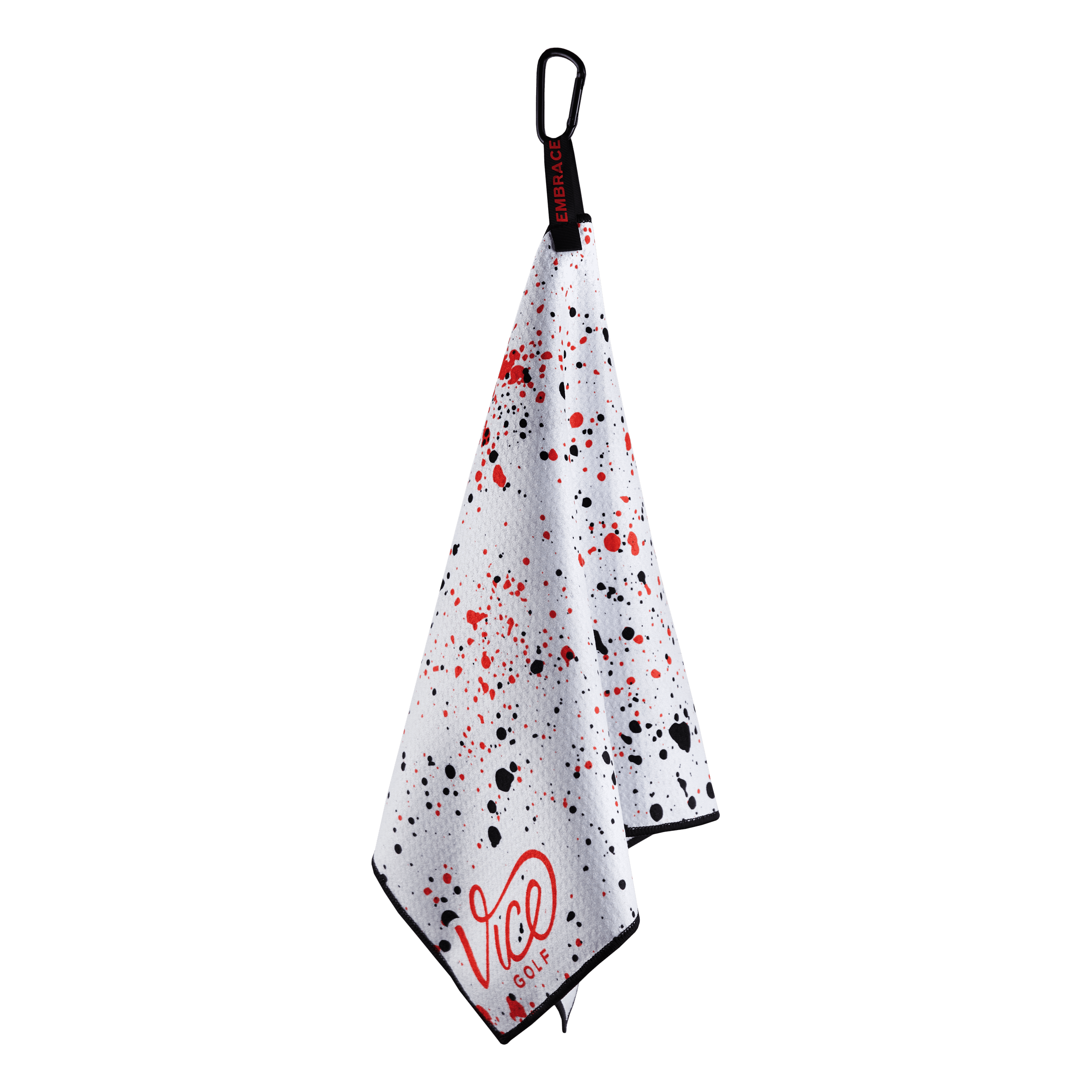 Vice Golf Shine Towel Drip, Red