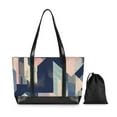 thumbnail image 7 of FORMRS Canvas Laptop Tote Bag for Women with 15.6" Computer Compartments Shoulder Handbag, Pink Stripes, 7 of 7