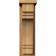 thumbnail image 2 of 6"W x 12"D x 20"H Pescadero Rough Sawn Corbel w/Backplate, Western Red Cedar, 2 of 9