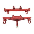 thumbnail image 2 of Almencla 2Pcs 1:12 Aluminum RC Front and Rear ,Replacement,Crawler Metal Parts DIY Accessories Upgrade Part for MN128 RC Trucks red, 2 of 8