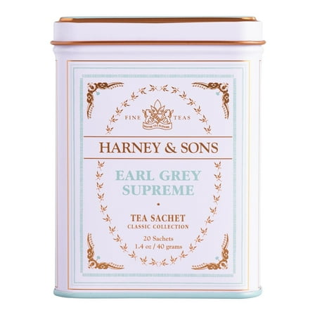Harney & Sons Earl Grey Supreme Tea Sachets  1.4 oz. Pack of 2