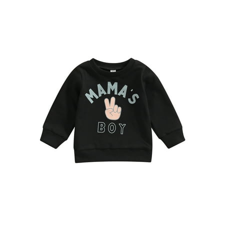 

Toddler Baby Boys Girls Halloween Sweatshirts Letter Print Round Neck Long Sleeve Pullovers Fall Winter Clothes