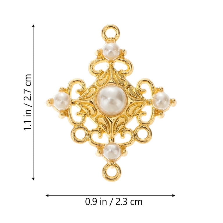 10pcs Cross Charms Western Charms for Jewelry Making Earrings