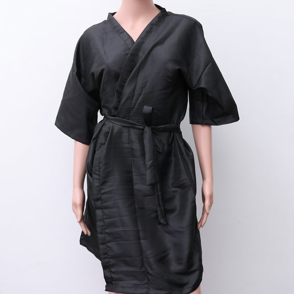 Guest Robe Cloth Hot Dyeing Art Hair Products Smocks for Clients Hair Cape Black