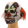 thumbnail image 3 of Máscara para disfraces de Halloween, terror, payaso rojo, máscara de látex, 3 of 3