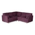 thumbnail image 2 of Sala Esquinera Makora de Velvet Morado Modelo Kravitz, 2 of 8