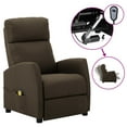 thumbnail image 5 of vidaXL Massage Chair Electric Massaging Recliner Chair for Elderly Fabric, 5 of 26