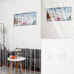 Drop Beaded String Curtains Room Divider Door Window Curtain