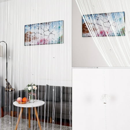 Drop Beaded String Curtains Room Divider Door Window Curtain Tel Fly Screen Drop Beaded String Curtains Room Divider Door Window Curtain Tel Fly Screen