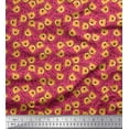 thumbnail image 1 of Soimoi Cotton Duck Fabric Text & Tiger Face Cartoon Decor Fabric Printed Yard 56 Inch Wide, 1 of 1