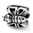 thumbnail image 1 of 925 Sterling Silver Charm For Bracelet Kids Butterfly Bead Kid Line, 1 of 8