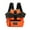 Orange, variant on Jaucin Cute Bat - Wing Dog Backpack - Adjustable, Large - Capacity Pet Travel Bag with Leash Clip