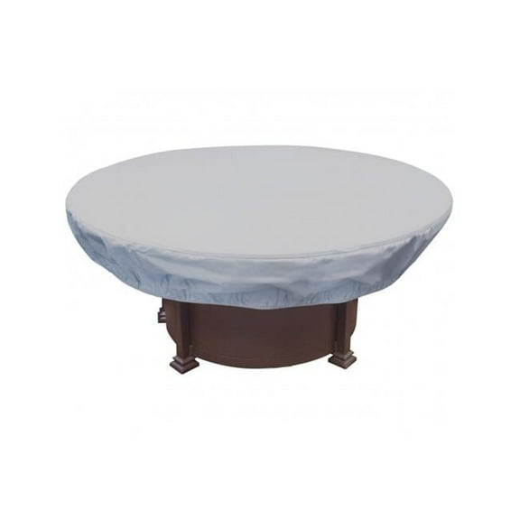 55 in. dia. x 12 in. Protective Color Round Fire Pits & Table Ottoman